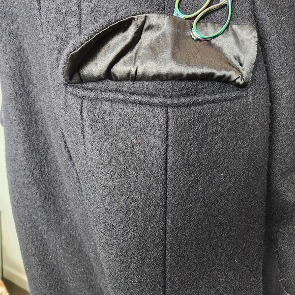 Blue Sky Tailored Wool Overcoat Plus Size - Picture 7 of 16